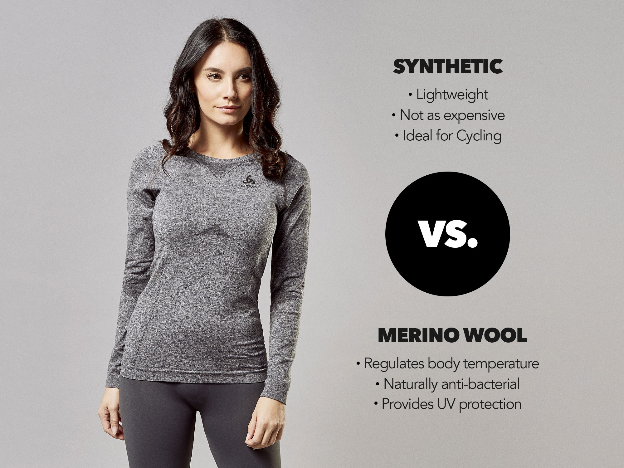 Merino Wool Thermal Set: Womens Midweight Base Layer With Anti